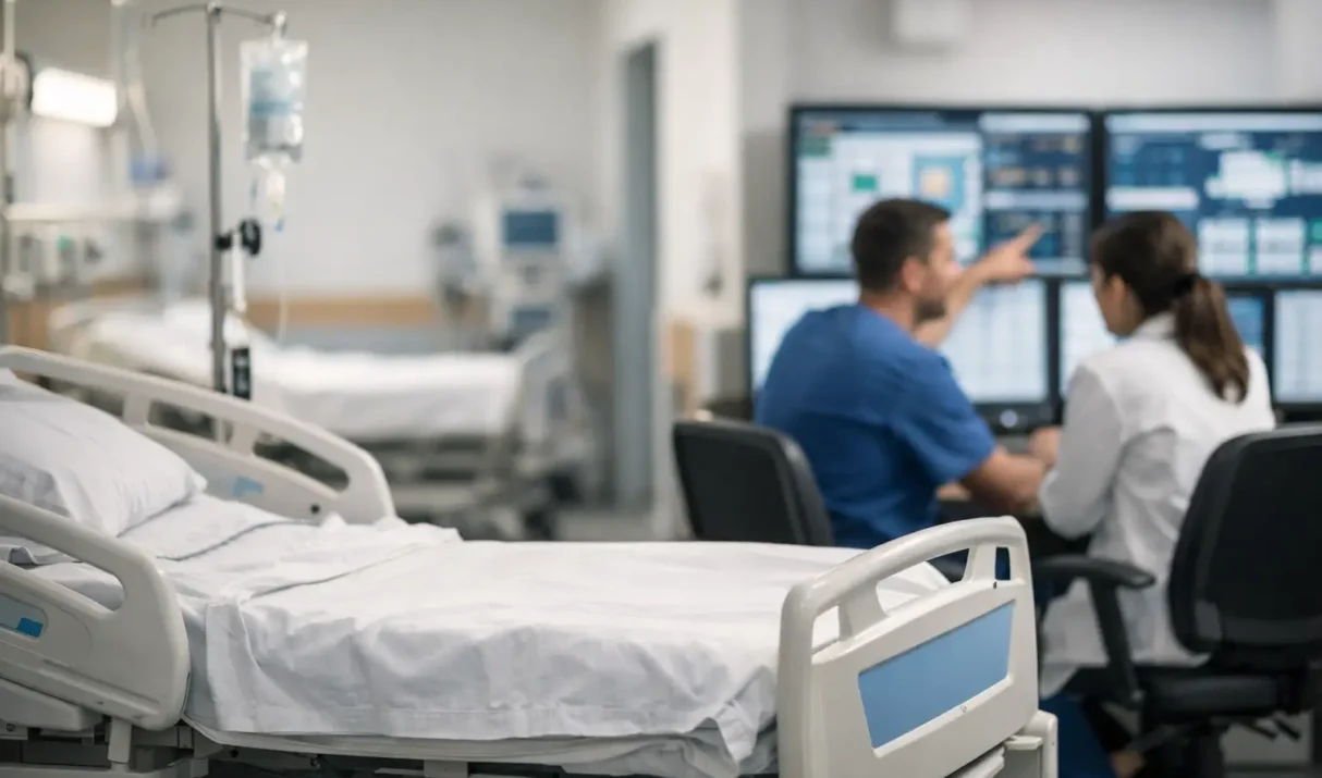 Gestión de camas hospitalarias con control operativo