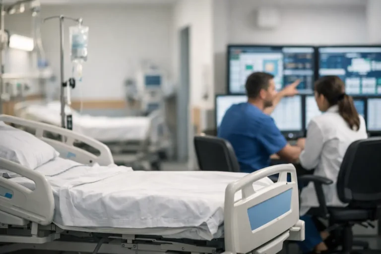 Gestión de camas hospitalarias con control operativo